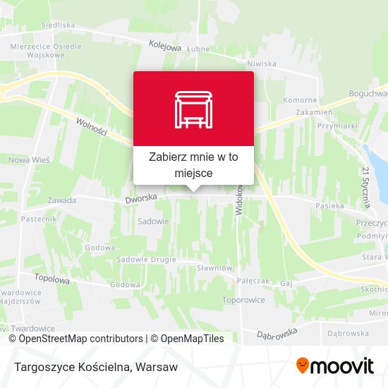 Mapa Targoszyce Kościelna