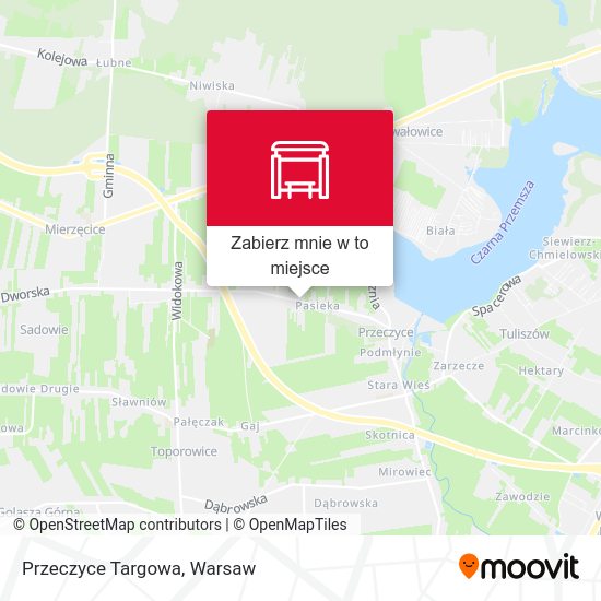 Mapa Przeczyce Targowa