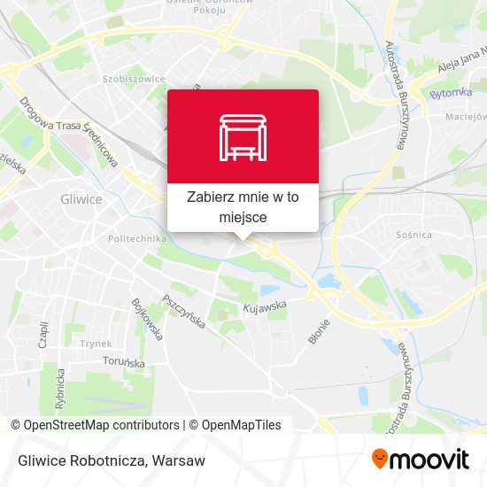 Mapa Gliwice Robotnicza