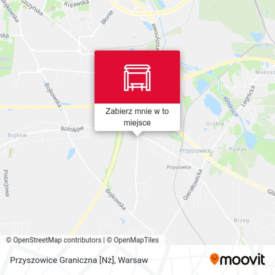 Mapa Przyszowice Graniczna [Nż]