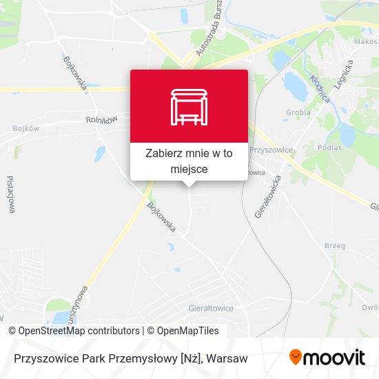 Mapa Przyszowice Park Przemysłowy [Nż]