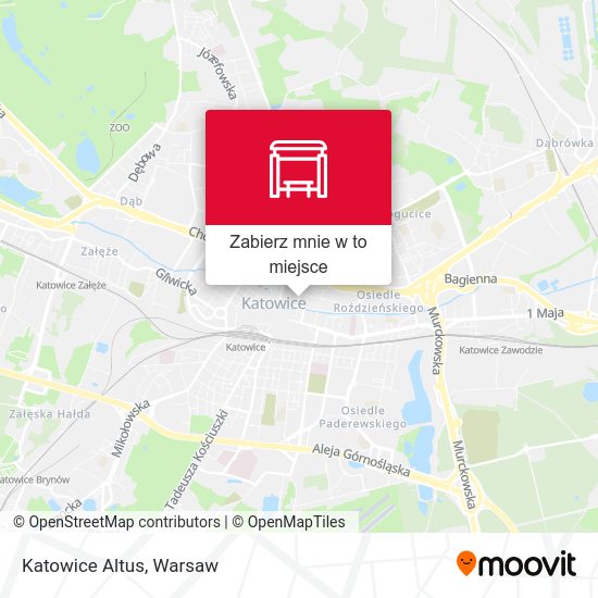 Mapa Katowice Altus