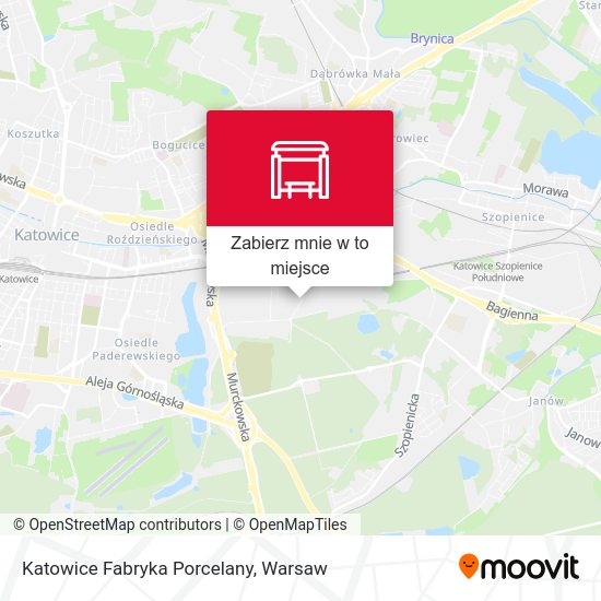 Mapa Katowice Fabryka Porcelany