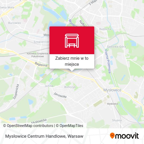 Mapa Mysłowice Centrum Handlowe