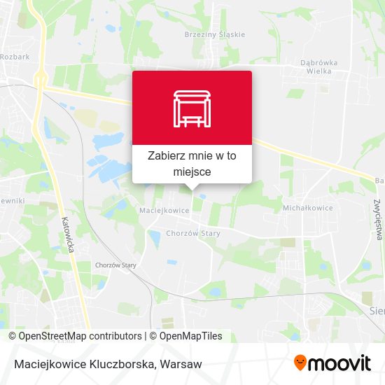 Mapa Maciejkowice Kluczborska