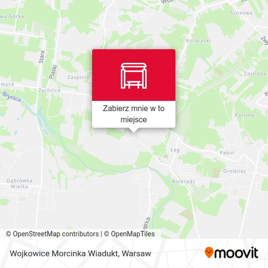 Mapa Wojkowice Morcinka Wiadukt