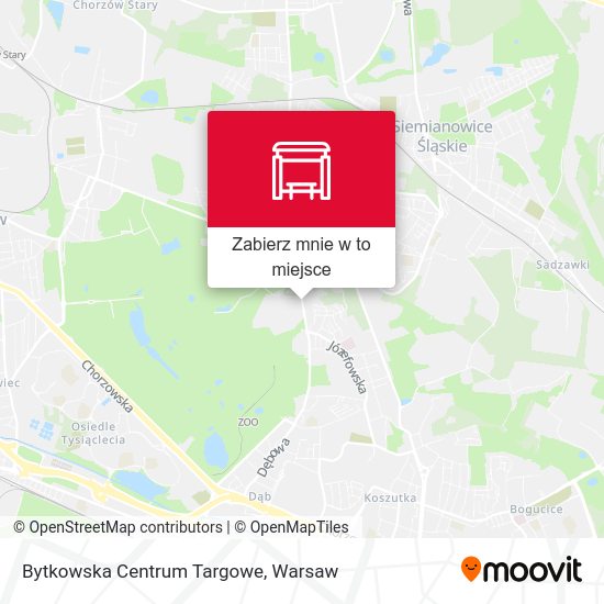 Mapa Bytkowska Centrum Targowe