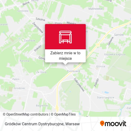 Mapa Gródków Centrum Dystrybucyjne