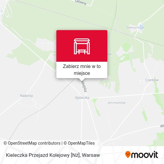 Mapa Kieleczka Przejazd Kolejowy [Nż]