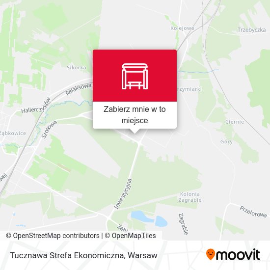 Mapa Tucznawa Strefa Ekonomiczna