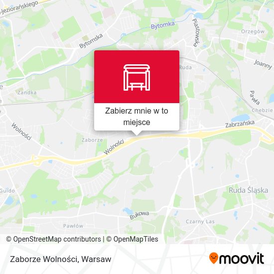 Mapa Zaborze Wolności