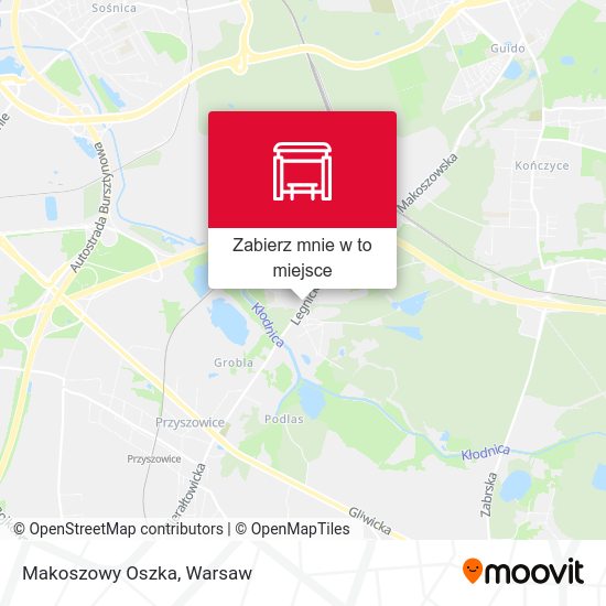 Mapa Makoszowy Oszka