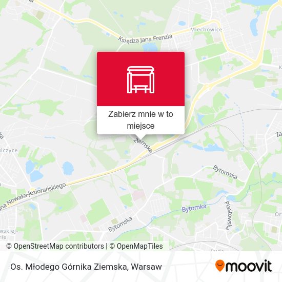 Mapa Os. Młodego Górnika Ziemska