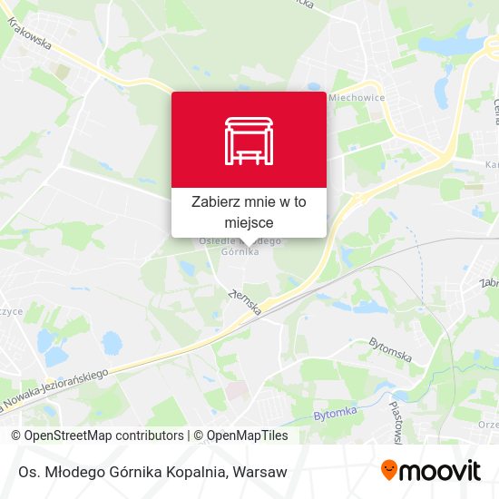 Mapa Os. Młodego Górnika Kopalnia