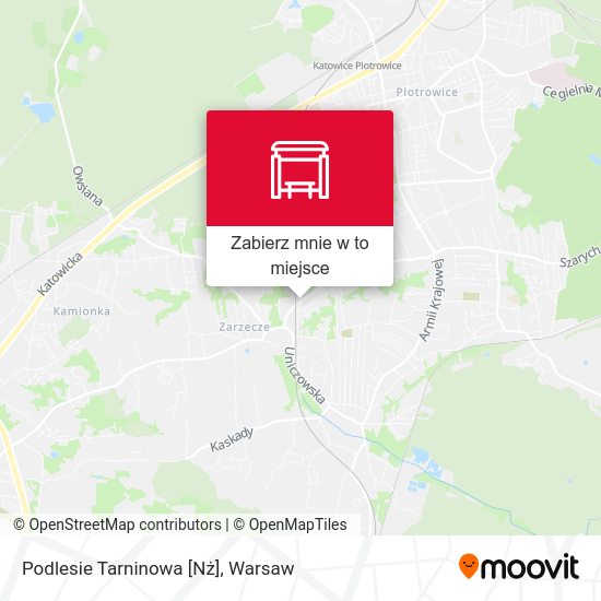 Mapa Podlesie Tarninowa [Nż]