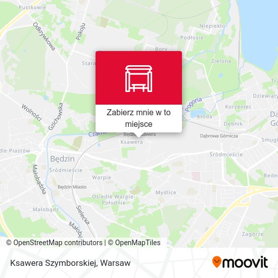 Mapa Ksawera Szymborskiej