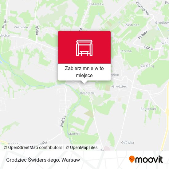 Mapa Grodziec Świderskiego