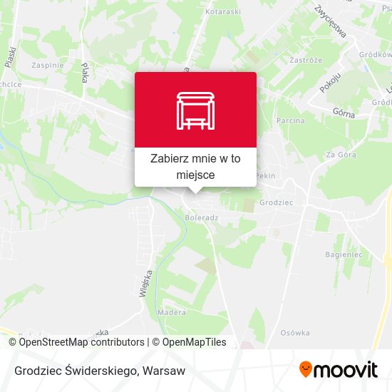 Mapa Grodziec Świderskiego