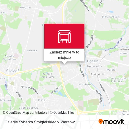 Mapa Osiedle Syberka Śmigielskiego