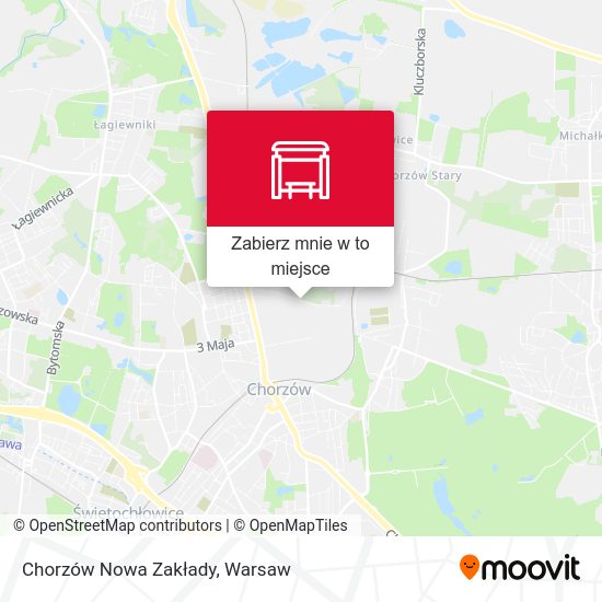 Mapa Chorzów Nowa Zakłady