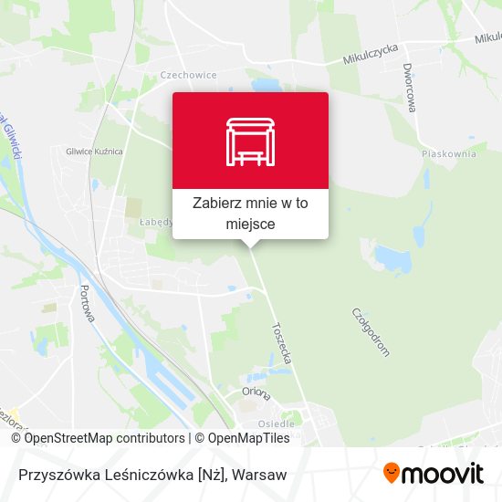 Mapa Przyszówka Leśniczówka [Nż]