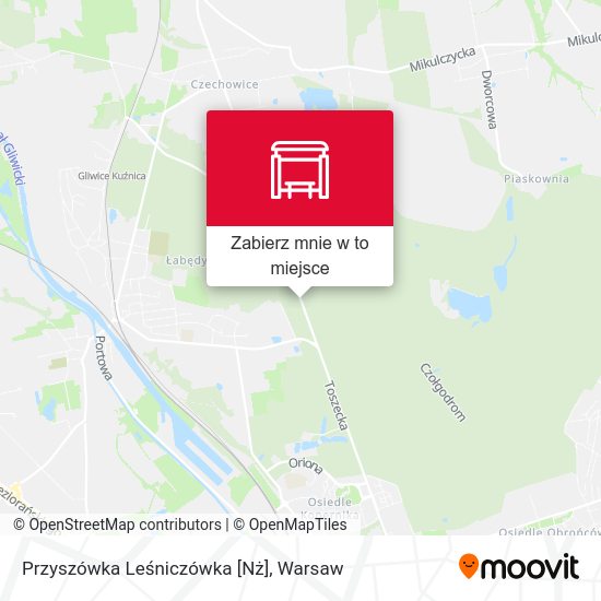 Mapa Przyszówka Leśniczówka [Nż]