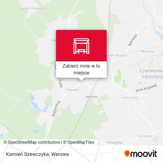 Mapa Kamień Szewczyka