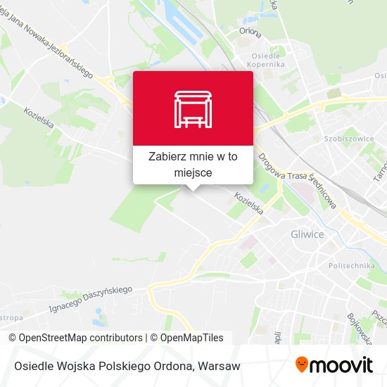 Mapa Osiedle Wojska Polskiego Ordona