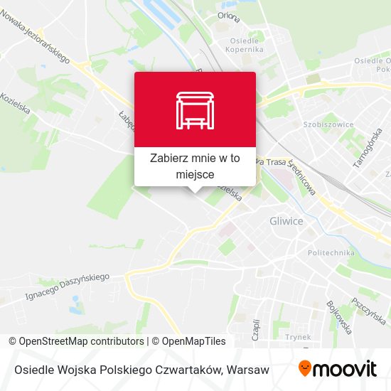 Mapa Osiedle Wojska Polskiego Czwartaków