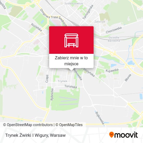 Mapa Trynek Żwirki I Wigury