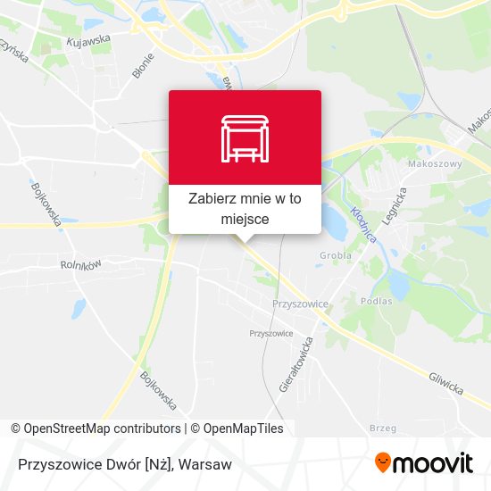 Mapa Przyszowice Dwór [Nż]