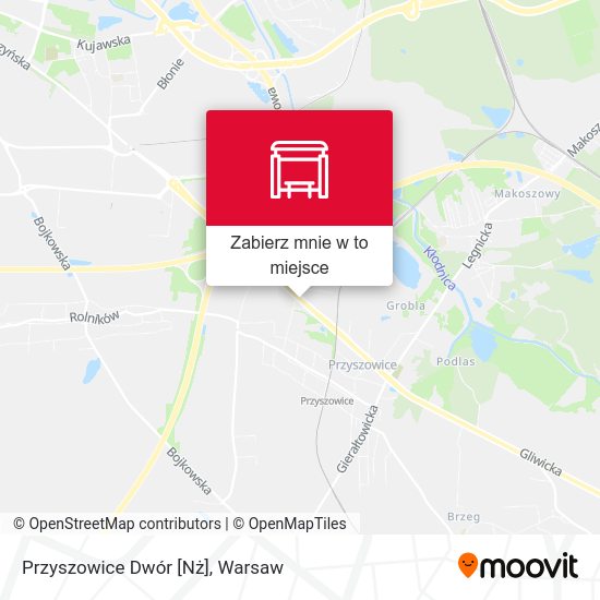 Mapa Przyszowice Dwór [Nż]