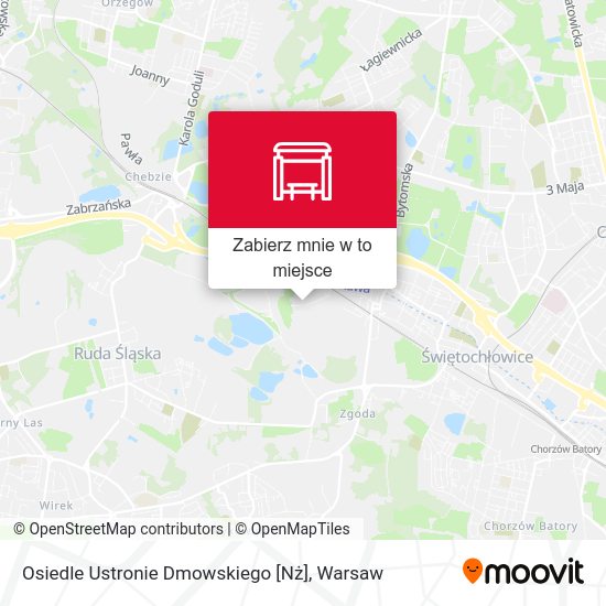 Mapa Osiedle Ustronie Dmowskiego [Nż]