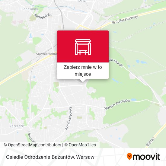 Mapa Osiedle Odrodzenia Bażantów