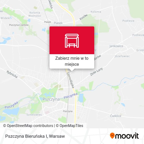 Mapa Pszczyna Bieruńska I