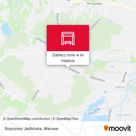 Mapa Bojszowy Jedlińska