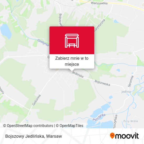 Mapa Bojszowy Jedlińska