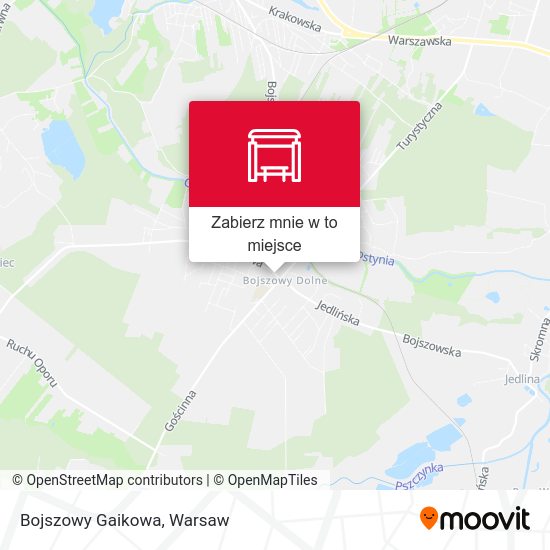 Mapa Bojszowy Gaikowa