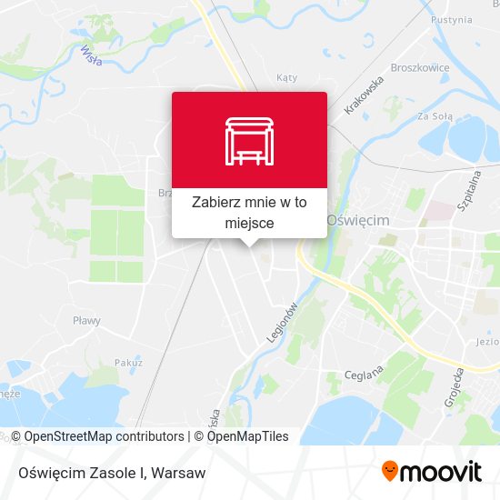 Mapa Oświęcim Zasole I