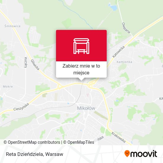 Mapa Reta Dzieńdziela