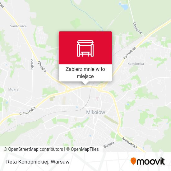 Mapa Reta Konopnickiej