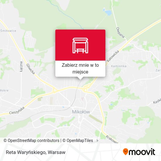 Mapa Reta Waryńskiego