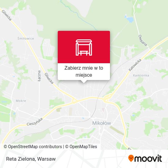 Mapa Reta Zielona