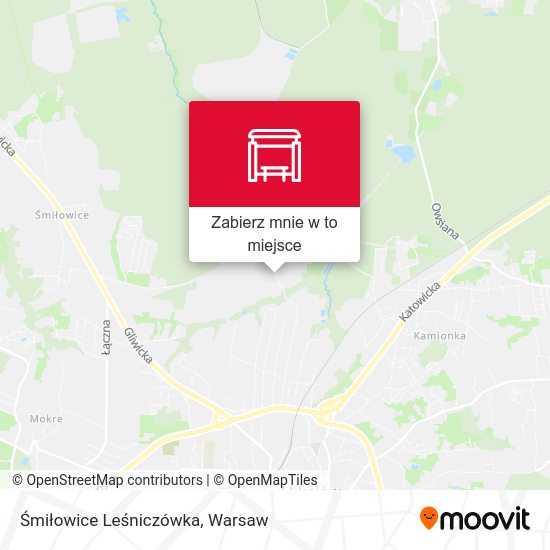 Mapa Śmiłowice Leśniczówka