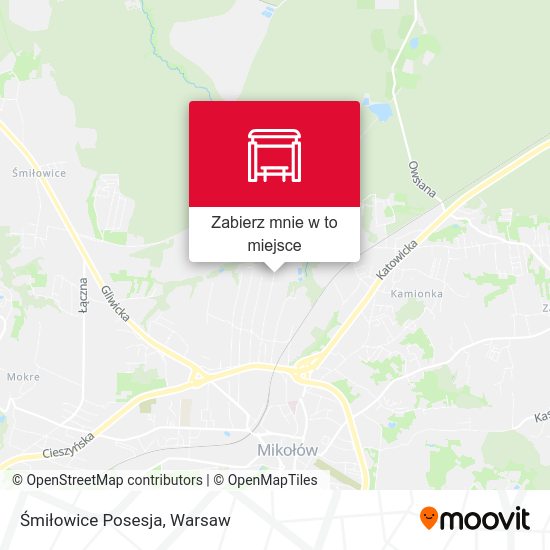 Mapa Śmiłowice Posesja