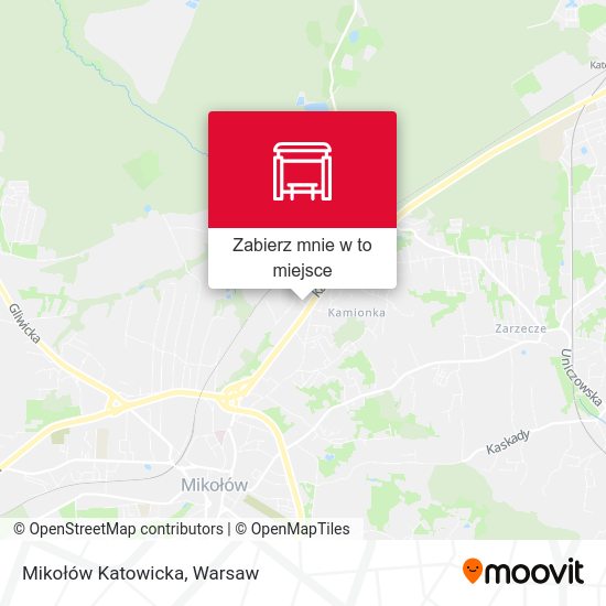 Mapa Mikołów Katowicka