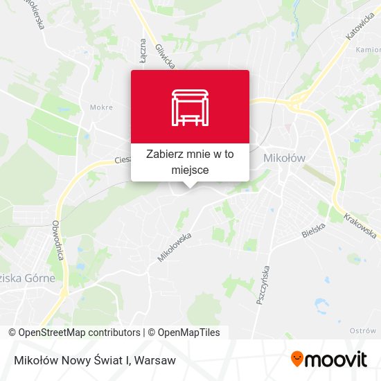 Mapa Mikołów Nowy Świat I