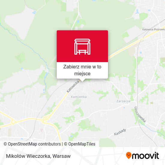 Mapa Mikołów Wieczorka