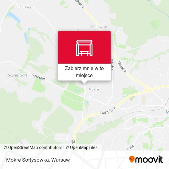 Mapa Mokre Sołtysówka