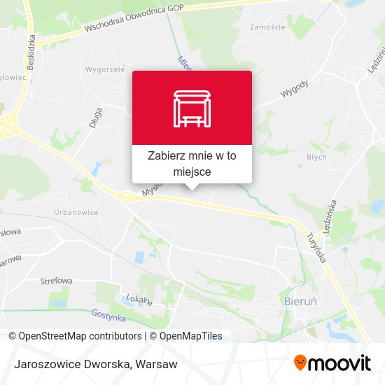 Mapa Jaroszowice Dworska